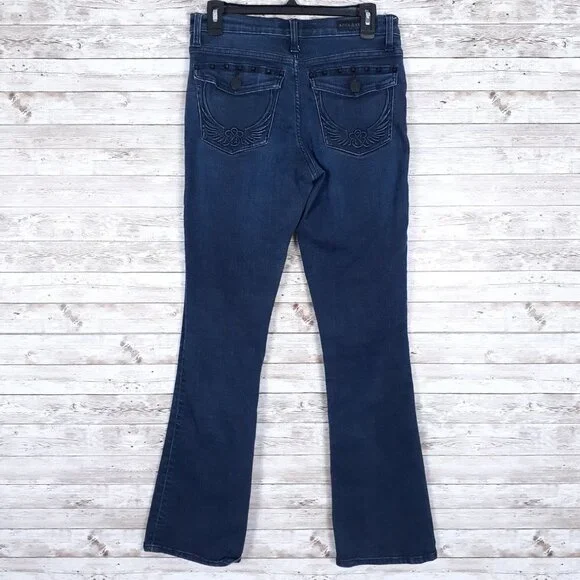Rock & Republic Womens Jeans Sz 8 Kasandra Bootcut Rivets 836 - Picture 4 of 7